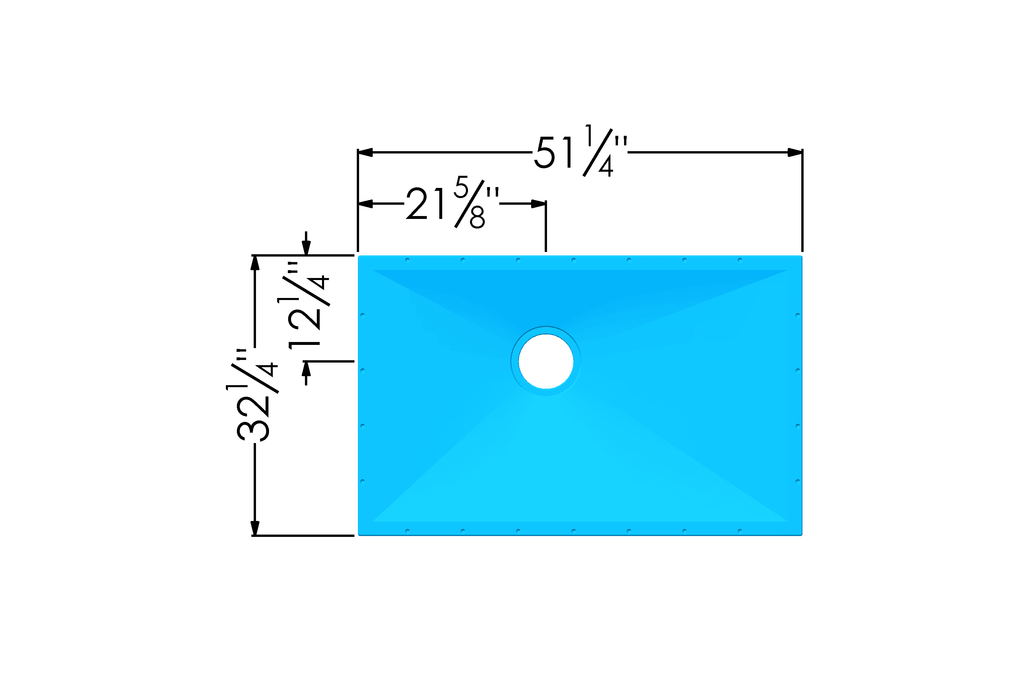 Shower Base Form 21027 | Tuff Form Shower Base - 51 ¼” x 32 ¼” - AKW Resource Center