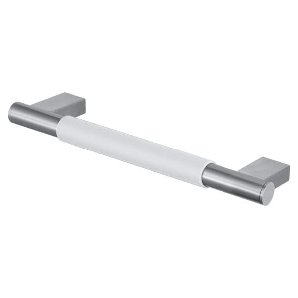 Transolid Maddox 12-inch Grab Bar with White Rubber Handle